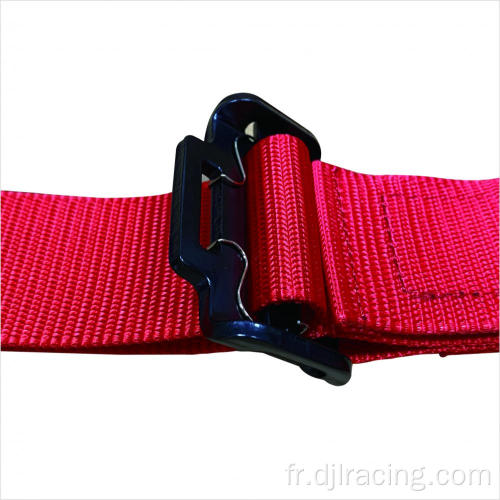 Ceinture de sangle de la ceinture de sécurité de la ceinture de sécurité de la ceinture de sécurité rouge à 5 points de 5 points